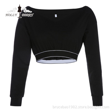 Different Models of Sexy Womens Tops Blouses Black V-neck
